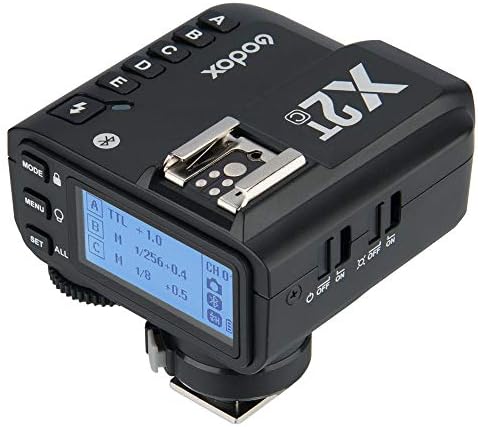 GODOX X2T-C 2.4G transmissor de gatilho flash sem fio compatível com Canon com E-TTL II HSS 1/8000S Função de grupo LED Control Painel Firmware Update
