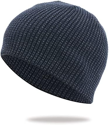 Chapéus de gorro de malha para homens homens bonés de esqui quente de esqui de inverno tricotado chapéu folggy crochê