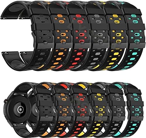 Tiras de silicone de 22 mm SNKB para Suunto 9 Peak Outdoors Sport Smart Watch Breathable for Coros Vertix Substitui