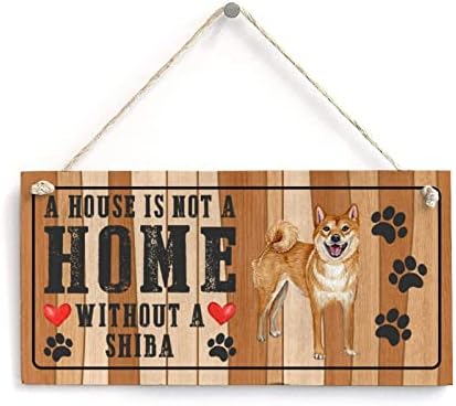 Citação de amantes de cães Citação SIGN GRANDE PIRINEES Uma casa não é uma casa sem um cachorro Funny Wood Dog Sign