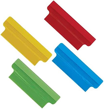 Office Depot Guias auto-adesivas com inserções imprimíveis, 2in, cores variadas, pacote de 25, OD409338