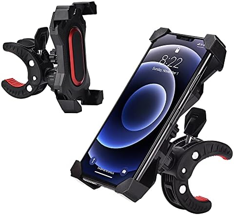 Eccris Bicycle Phone Mount for Samsung Galaxy S23 Ultra, S23 Plus, S23, F04 A14 M04 A04E A04S Z FOLD4, Z FLIP4, A23 A04, XCOVER6 PRO, S22 ULTRA, S22 Plus, S22 All Phone
