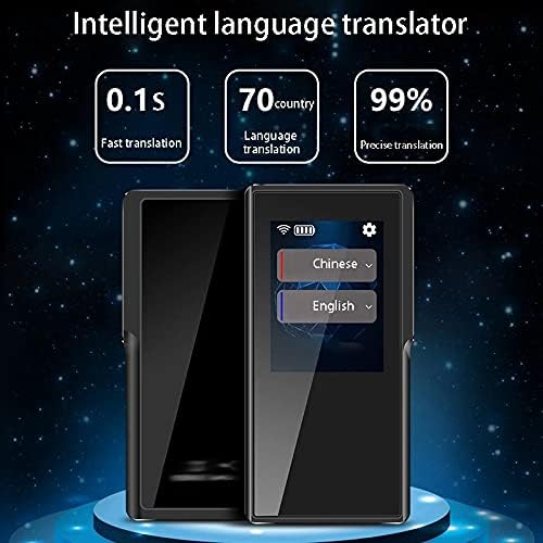 Translator de voz inteligente grosso 70 idiomas instantâneos de tradução bidirecional portátil para a reunião de negócios de aprendizado de viagem