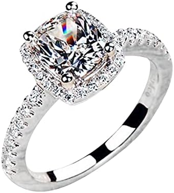 Anel de jóias anel de jóias com presente brilhante mulheres anéis de zirconia rings grossos