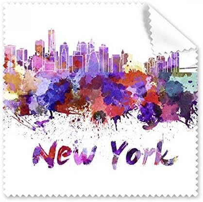 New York America City Watercolor Cleaning Ploth Tela Cleaner 5pcs