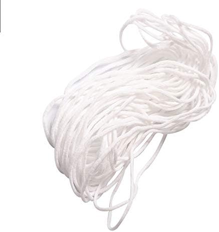Chengyida 1000 metros de 3 mm de elástico redondo faixas elásticas de corda elástica elástica de malha esticada pesada para costura