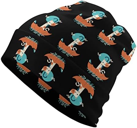 Umbrella gato unissex gorro chapéu de tampa de caveira quente tampa de pulôver para dormir casual um tamanho