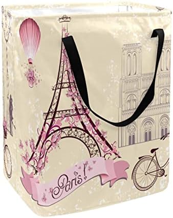 Vintage Retro Paris Eiffel Tower Biciclo