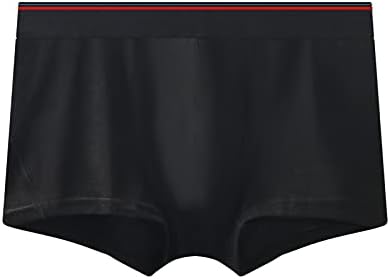 Roupa íntima de roupas íntimas masculinas BMISEGM Tamanho confortável de boxer masculino elástico da cintura da prova de suor masculino da prova de suor