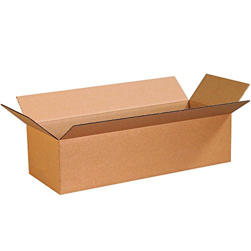 Lógica de fita 24x9x6 Caixas longas de papelão ondulado, longo, 24l x 9w x 6h, pacote de 75 | Remessa, embalagem, movimentação,