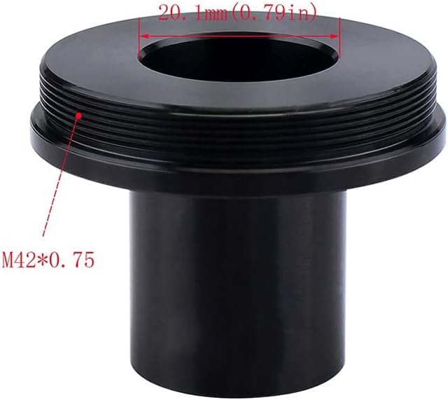 Acessórios para microscópio 23,2mm T Ring Lens de montagem Conjunto de acessórios de câmera