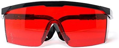 Q-baihe Novos óculos de proteção e óculos protetores para laser de 532nm de 532nm com estojo