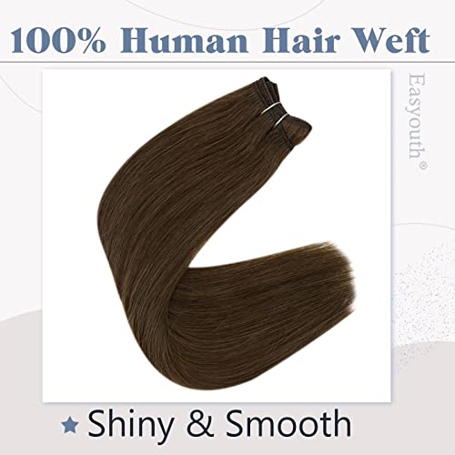 Easyouth One Pack Weft Haf Hair Extensions Real Human Hair e uma fita de embalagem em extensões de cabelo humano cor