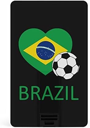 Love Brasil Soccer USB Drive Credit Card Card Design USB Flash Drive U Disk Thumb Drive 32G