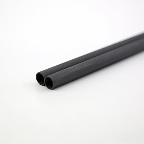 Shina 3k Roll embrulhado no tubo de fibra de carbono de 17 mm 15mm x 17 mm x 500mm Matt para RC Quad