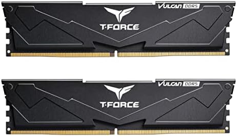 Teamgroup T -Force Vulcan DDR5 64GB 5200MHz CL40 MEDORA DE MEMÓRIA DE MECIMENTAÇÃO DO TRABALHO DE MEMÓRIA PARA 600 700 Série Chipset XMP 3.0 Pronto - FLBD564G5200HC40CDC01