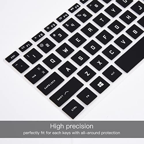 Keyboard Cover for HP Victus 15.6 inch Laptop 15t-fa000 15-fa0025nr 15-fa0031dx 15-fa0747nr 15z-fb000 15-fb0028nr, HP Victus 16.1 16z-e100 16t-d100 16-e0010nr 16-d0020nr 16-d1010nr 16-d0030nr, Preto