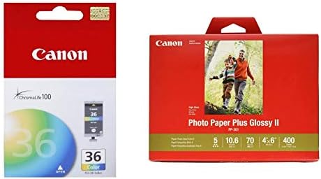 Canon Cli-36 Tanque de tinta colorido compatível com a impressora Mini320, Mini260, IP100, IP110 e papel fotográfico Plus Plus