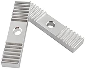 Acessórios da impressora 2pcs Pitch de dente de liga de alumínio 2 mm 2 mm Folha de alumínio GT2 Planta de fixação da correia CLIP FIXO CNC 940mm CNC para imprimir fácil de instalar e usar