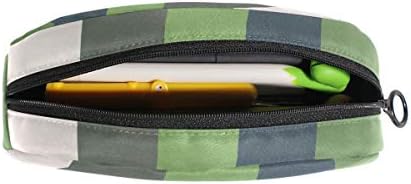 DJROW caneta capa de capa de capa de bolsa capa, acessórios para escritórios da escola estudante papelaria hippe saco de maquiagem cosmética verde para feminina mulher