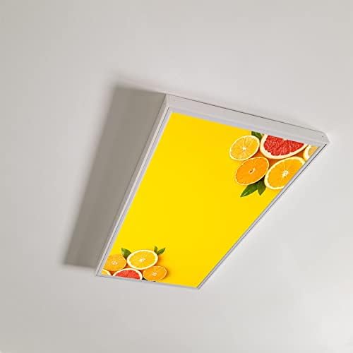 Capas de luz fluorescente para o teto de decoração dental decorações de filmes de padrões-frutas e reduzem o estresse para instalar