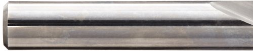 Keo 34384 Solid Carbide High Performance NC Spotting Brills, acabamento não revestido, haste redonda, flauta à direita, ângulo