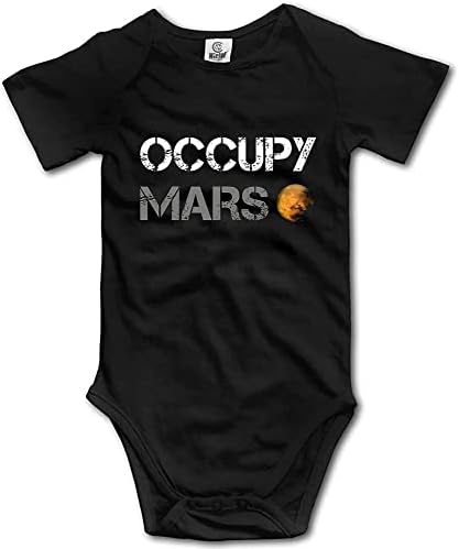 Ocupar Mars Males Recém -nascidos Unisex Bodysuit de roupas curtas Mangas de manga curta