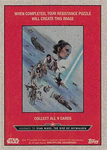 2019 Topps Star Wars Journey to Rise of Skywalker 110 Fora do Millennium Falcon Trading Card