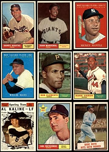 1961 Topps Baseball Complete Conjunto Ex/Mt