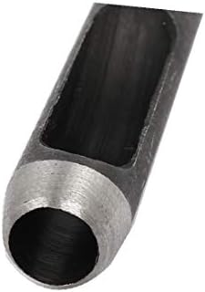 X-Dree 7mm dia Metal Metal Surned Frill Hole Hollow Punch para a alça da junta de couro (7mm DIA METAL PERFORADO VÁSTAGO AGUJERO