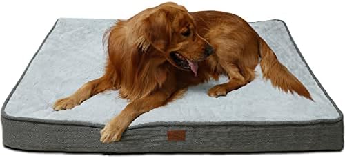 Camas de cães impermeáveis ​​para cães grandes com cobertura lavável, travesseiros de tapete macio para animais de estimação para cães médios e extras grandes