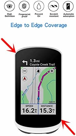 Mihence [3pcs] miHence compatível com Garmin Edge Explore 2 protetor de tela, filme de proteção de protetores reais para
