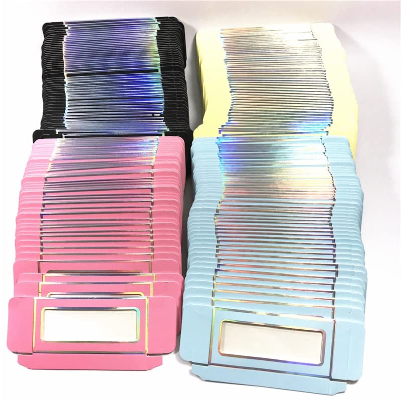 Caixas de embalagem de pálpebras de papel caixas de cílios embalagem 10mm-25mm Caso de cílios em massa