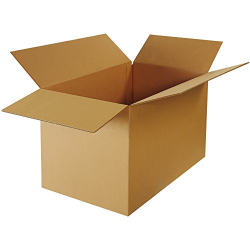 Caixa EUA 5 pacote de caixas de papelão corrugadas de parede dupla, 36 L x 22 W x 22 H, Kraft, envio, embalagem e movimento