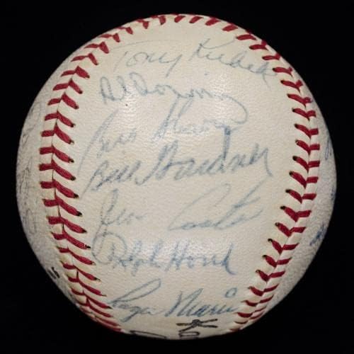 1961 O time do WSC Yankees assinou o beisebol Mickey Mantle e Roger Maris PSA - bolas de beisebol autografadas