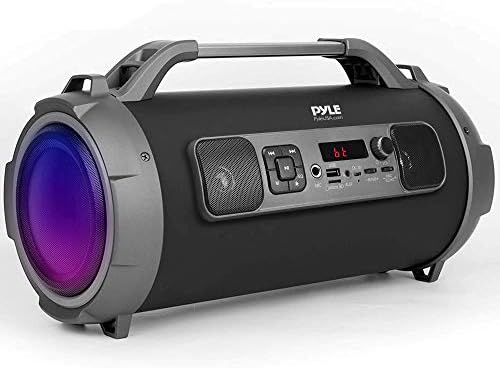 Pyle sem fio Bluetooth Boombox Alto -falante - 40W 2CH Sistema estéreo recarregável à prova d'água 2CH 2CH