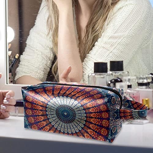 Leveis hipple Índia Índia Bohemia mandala microfibra bolsa de maquiagem bolsa de maquiagem Bolsa de viagem à prova d'água Bag portátil
