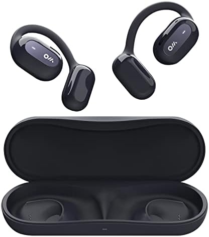 Fones de ouvido de orelha aberta oladance bluetooth 5.2 fones de ouvido sem fio para Android & iPhone, fones de ouvido abertos