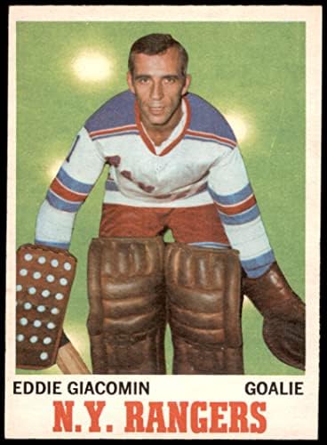 1970 O-Pee-Chee 68 Ed Giacomin New York Rangers-Hockey NM Rangers-Hockey