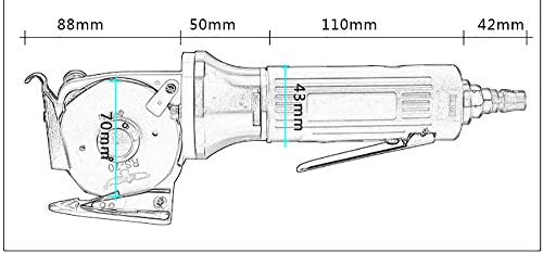 Newtry Pneumatic Cutter Cuttter Máquina de corte de pano tesouras de couro tesouras tesouras pneumáticas tesoura de corte