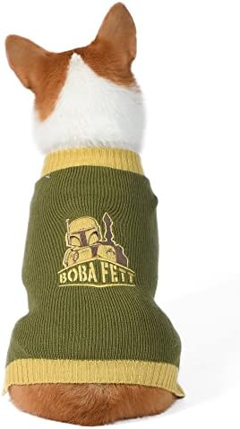 Star Wars for Pets Boba Fett Dog Sweater, Extra Small | Suéter Boba Fett para cães | Vestuário para animais de estimação, suéter