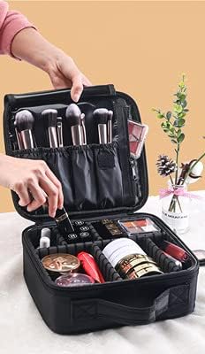 Darslyn Travel Makeup Bag Make Up Trem Case Organizador de Casos para Mulheres Com Compartimentos Ajustados Para