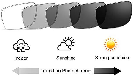 Nova sobrecarga óptica para homens de leitura bifocal transição de transição fotochrômica UV400 Sun Reader
