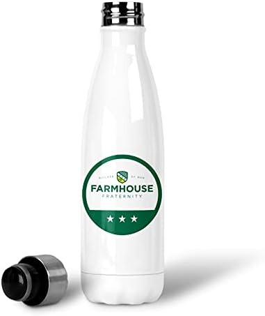 Greeklife.store Farmhouse Aço inoxidável garrafa de água 17 oz