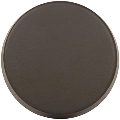 Amerock | Botão do gabinete | Bronze preto | Diâmetro de 1-5/16 polegadas | BlackRock | 1 pacote | Botão da gaveta | Hardware do gabinete