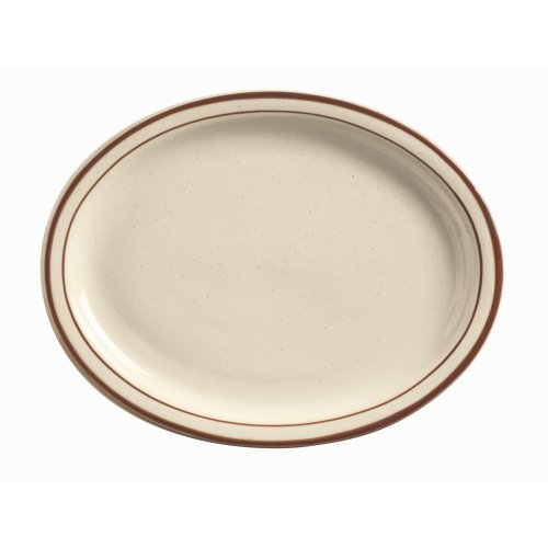 World Tableware DSD-14 Desert Sand-Platter oval, 13-1/4 Diam.