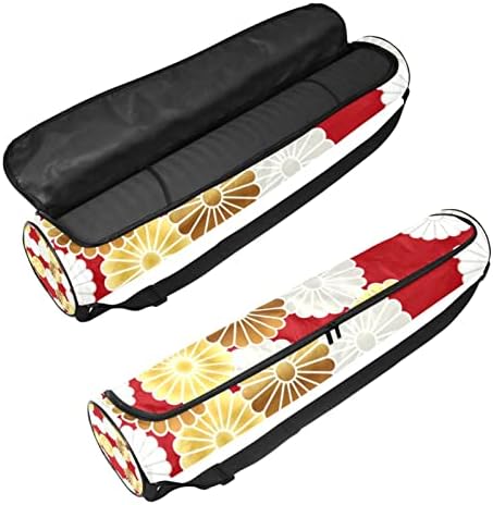 Japonês de estilo tradicional de estilo crisântemo Bolsa de transportadora de tape