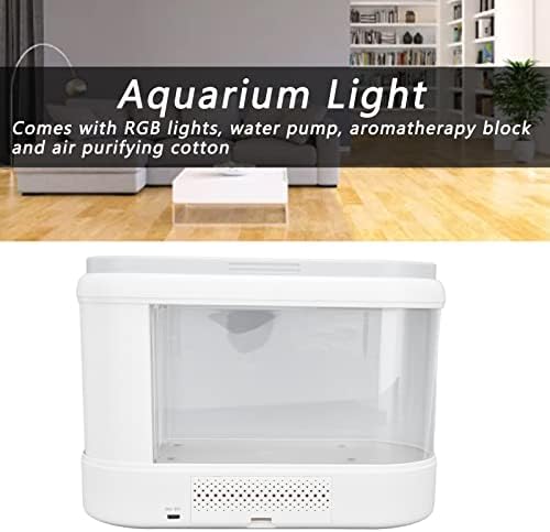 Garosa LED Mini Fish Tank Light 5V RGB Decorative Lamp com cabo USB, iluminação especial