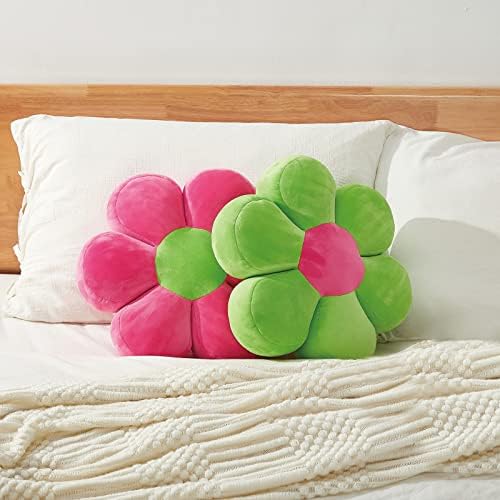Pillow de flor QYA, formato de travesseiro de arremesso de luxuos