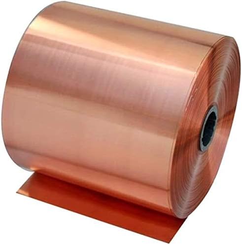 Placa Brass Placa de cobre Folha de cobre Placa de placa de metal Corte Material de trabalho Rolls- Uso geral Contratantes de DIY